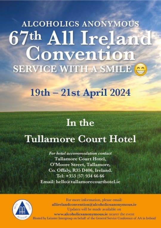 All Ireland 2024 Convention Alcoholics Anonymous Ireland